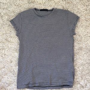 Brandy Melville hailie striped short sleeve top